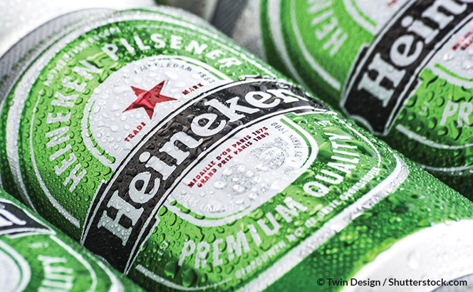 Heineken cans