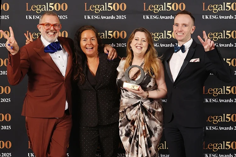 A&O Shearman, Reed Smith, and Bates Wells among winners at 2025 Legal 500 UK ESG Awards