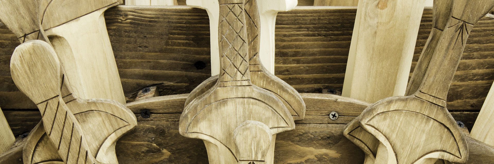Casa de herrero, cuchillo de palo